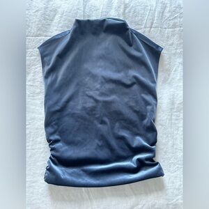 Abercrombie & Fitch Navy velvet top